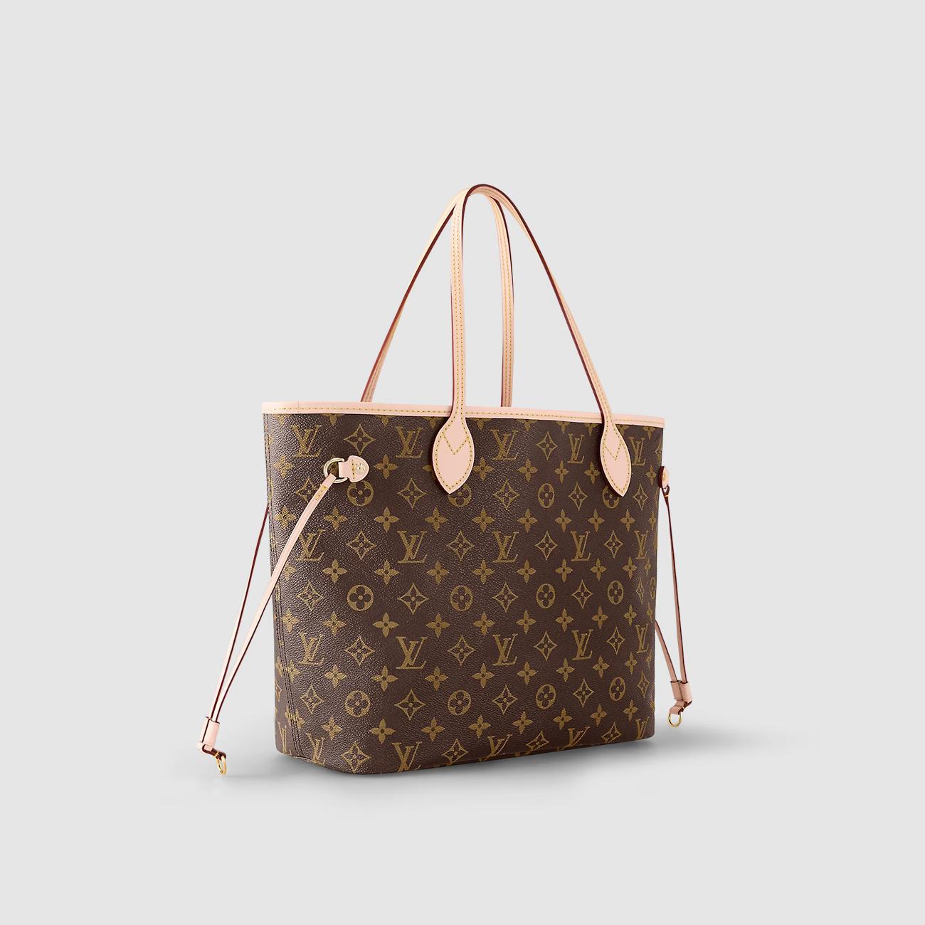 Túi Louis Vuitton Neverfull MM Nữ Monogram Đỏ Cherry